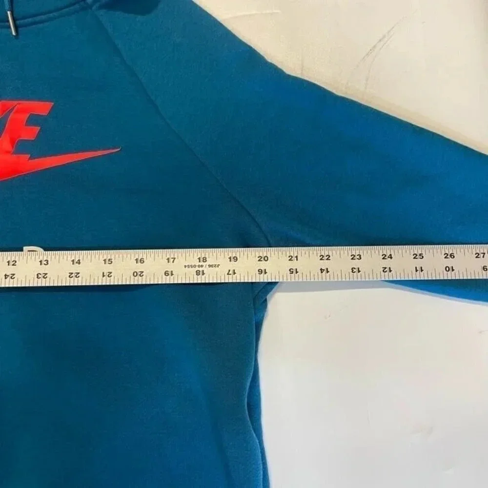 Nike Women's Funnel Neck Long Sleeve Logo Hoodie‎ Size M